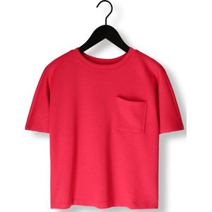 MSCH Copenhagen Mschharissa Ima Q Ss Sweatshirt Tops & T-shirts Dames - Shirt - Rood - Maat XS/S