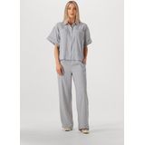 Msch Copenhagen - HW Pants - Pantalons - Grijs - Hoge Taille - Comfortabele Pasvorm