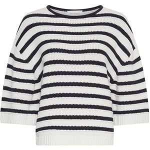 MSCH COPENHAGEN - Leika Jillena - Gebreide Trui - Marine / Offwhite