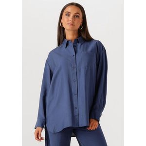 MSCH COPENHAGEN - Disa - Blouse - Saffier - Klassieke Blouse met Knoopsluiting