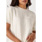 MSCH Copenhagen - Mschharissa Ima Q Ss - T-shirt - Ecru