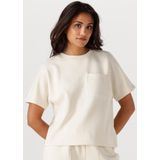 MSCH Copenhagen - Mschharissa Ima Q Ss - T-shirt - Ecru