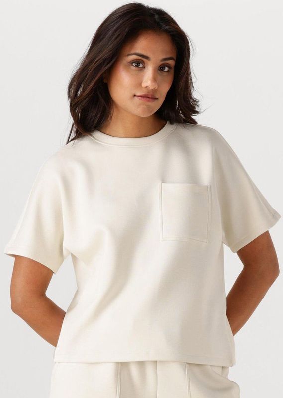 MSCH Copenhagen - Mschharissa Ima Q Ss - T-shirt - Ecru