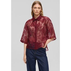 MSCH COPENHAGEN - Lettiche - Blouse - Donkerrood
