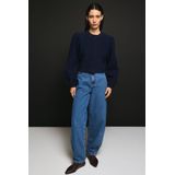 Moss Copenhagen - 19515 Kobane Lis - Jeans - Mid Blue Wash - Barrel-fit