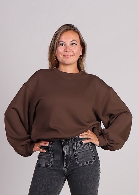 MSCH Copenhagen - Sweat 19536 BRIONNA - Donker Bruin - Sweatshirt