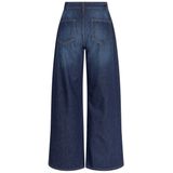 Moss Copenhagen - 19715 Adna Alena - Jeans - Donkerblauwe Wassing - High-Waist