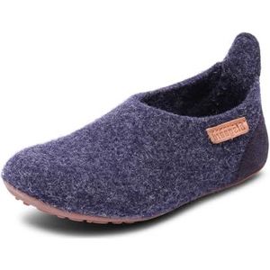 Bisgaard - Slippers - Blauw - Viltwol - Comfortabele Zool
