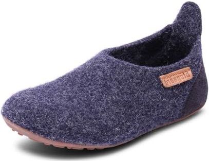 Bisgaard - Slippers - Blauw - Viltwol - Comfortabele Zool
