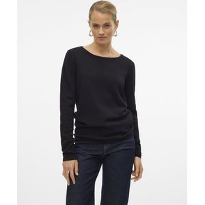 VERO MODA - VMCARE STRUCTURE LS O-hals Blouse - Gebreid - Katoen - Zacht