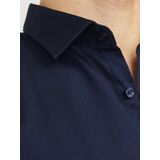Jack & Jones Heren Overhemd Jjprparma T-shirt L/S - Katoen, Ademend, Zwart