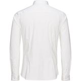 Slank Shirt - Wit - Stretch Katoen