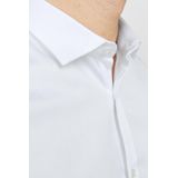 Slank Shirt - Wit - Stretch Katoen