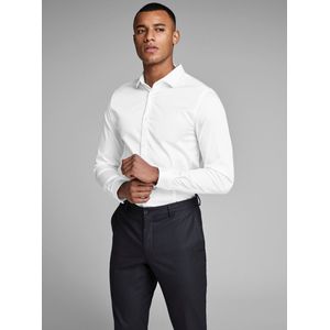 Jack & Jones - Prparma Overhemd - Blauw - Katoen - Slim Fit