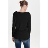 Gebreide Trui - Black - Aansluitende Pasvorm - Lange Mouwen