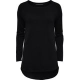 Gebreide Trui - Black - Aansluitende Pasvorm - Lange Mouwen