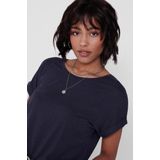 ONLY - Onlmoster S/S O-hals Top - T-shirt - Navy Blazer - 100% Katoen