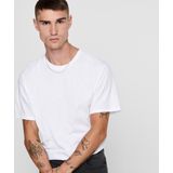 Only & Sons - Life Longy Tee - T-shirt - Wit - 100% Biologisch Katoen