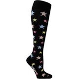 Supcare - Compressiekousen - Zwart - Katoen - Klasse 1 Compressie