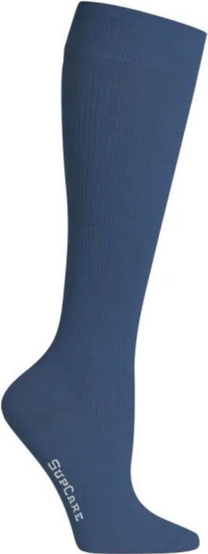 Supcare - Compressiekousen - Grijs met Gekleurde Stippen - 50% Katoen 44% Polyamide 6% Elastaan