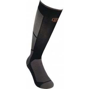 Supcare Sports compressie kousen , Extreme Bounce, zwart/grijs schoenmaat 35/39 hardlopen fietsen skiën