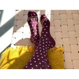 Supcare Compressiekousen Bamboo Bordeaux Rood