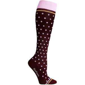 Supcare - Compressiekousen - Bordeaux Rood - Maat M (40-42) - Ademend - Klasse 1 Compressie