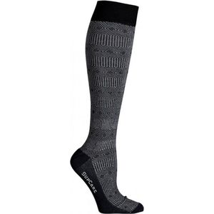 Supcare - Dazzle - Compressiekousen - Zwart - Katoen