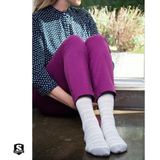 Supcare - Compressiekousen - Bamboo White - Steunkousen - Ademend - Maat L