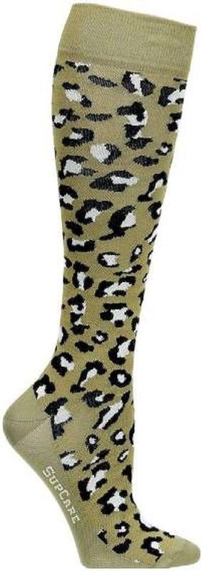 Supcare - Compressiekousen - Green Leopard - Ademend - Steunkousen - Klasse 1 Compressie