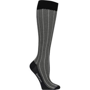 Supcare - Compressiekousen - Groen in Legerprint - 50% Katoen, 44% Polyamide, 6% Elastaan