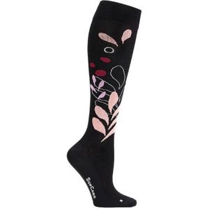 Supcare - Compressiekousen - Zwart - Katoen - Klasse 1 Compressie