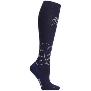 Supcare - Compressiekousen - Monstera Blauw - Ademend - Klasse 1 Compressie