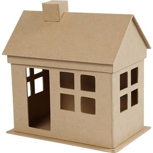 Huis, h: 23 cm, l: 22,5 cm, 1 stuk