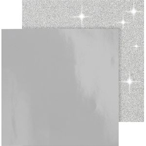 Vivi Gade - Dubbelzijdig Designpapier - Grijs - Papier - 2 Stuks