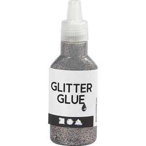 Creotime Glitterlijm 25 Ml Zilver