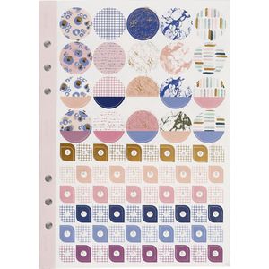 Creativ Company Stickerboek Bloemen A5 voor Planner, 578st.