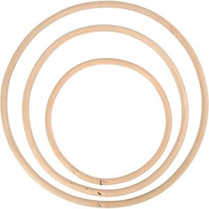 JAPCHET 20 stuks 10 inch/25 cm houten cirkels, onafgewerkte lege houten ronden, houten uitsparingen voor ambachten, teken plaque, woondecoratie