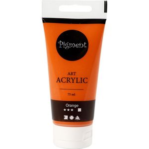 Acrylverf - Orange - Dekkend - Pigment Art - 75 ml