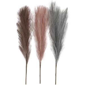 Creativ Company Pampasgras blauw/lila/roze, 3st.