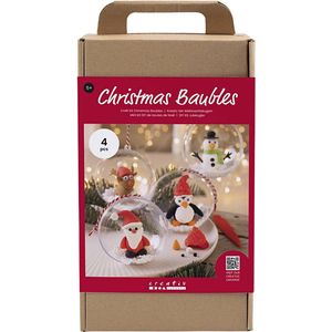 Creativ Company - Hobbyset - Kerstballen Boetseren - Kerstdecoratie - DIY