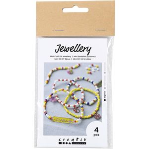 Creativ Company Mini Hobbyset Sieraden Krimpfolie Armbanden Geel