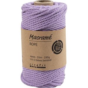 Macrame Koord Paars, 55m