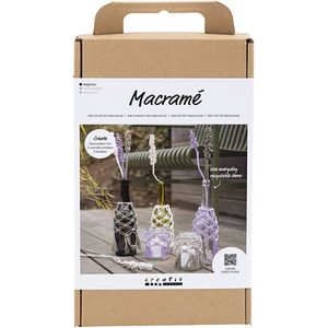 Hobbyset Macrame Glasdecoratie