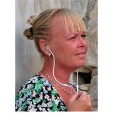 Radicover RAD256 Hoofdtelefoon - In Ear - Zilver, Wit - Bedraad