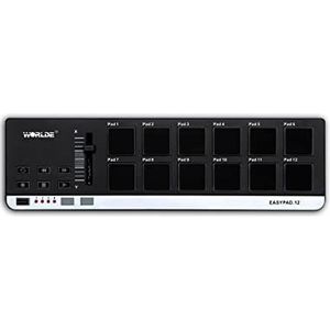 Worlde Easypad - midi-controller met USB en 12 aanraakgevoelige pads