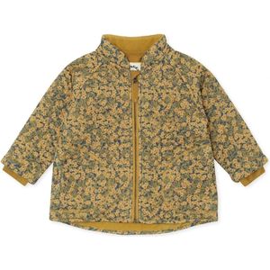 Konges Sløjd - Thermojas Winter Leaves Mustard - Jassen - Mustard