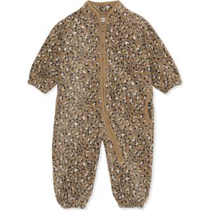 Konges Sløjd - Hezla Fleece Onesie - Leo Brown - Boxpakje - 9-12 maanden