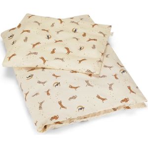 Konges Sløjd - Junior Kinderdekbedovertrekset van Biologisch Katoen (incl Kussensloop) - Dekbedovertrekken - Goldie