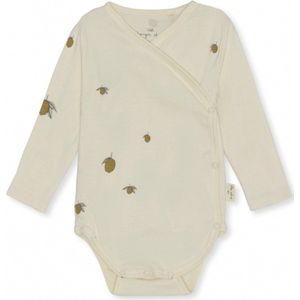 Konges Sløjd - Wikkelromper l/s - Lemon - Romper L/S